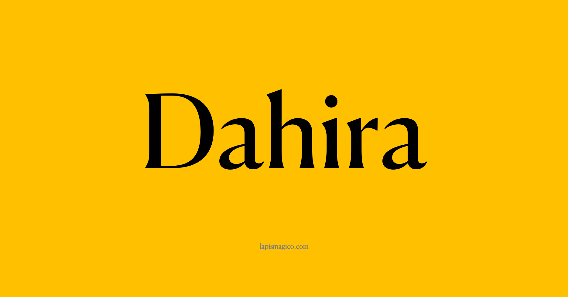 Nome Dahira