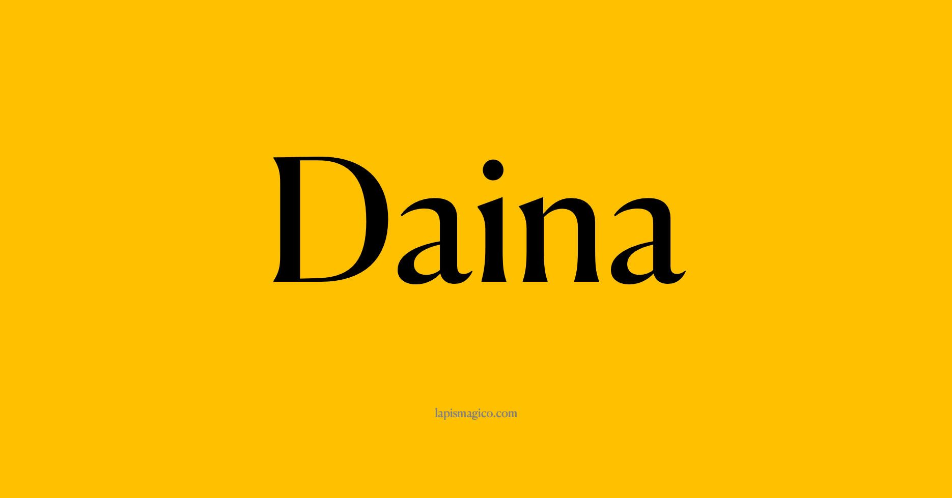 Nome Daina