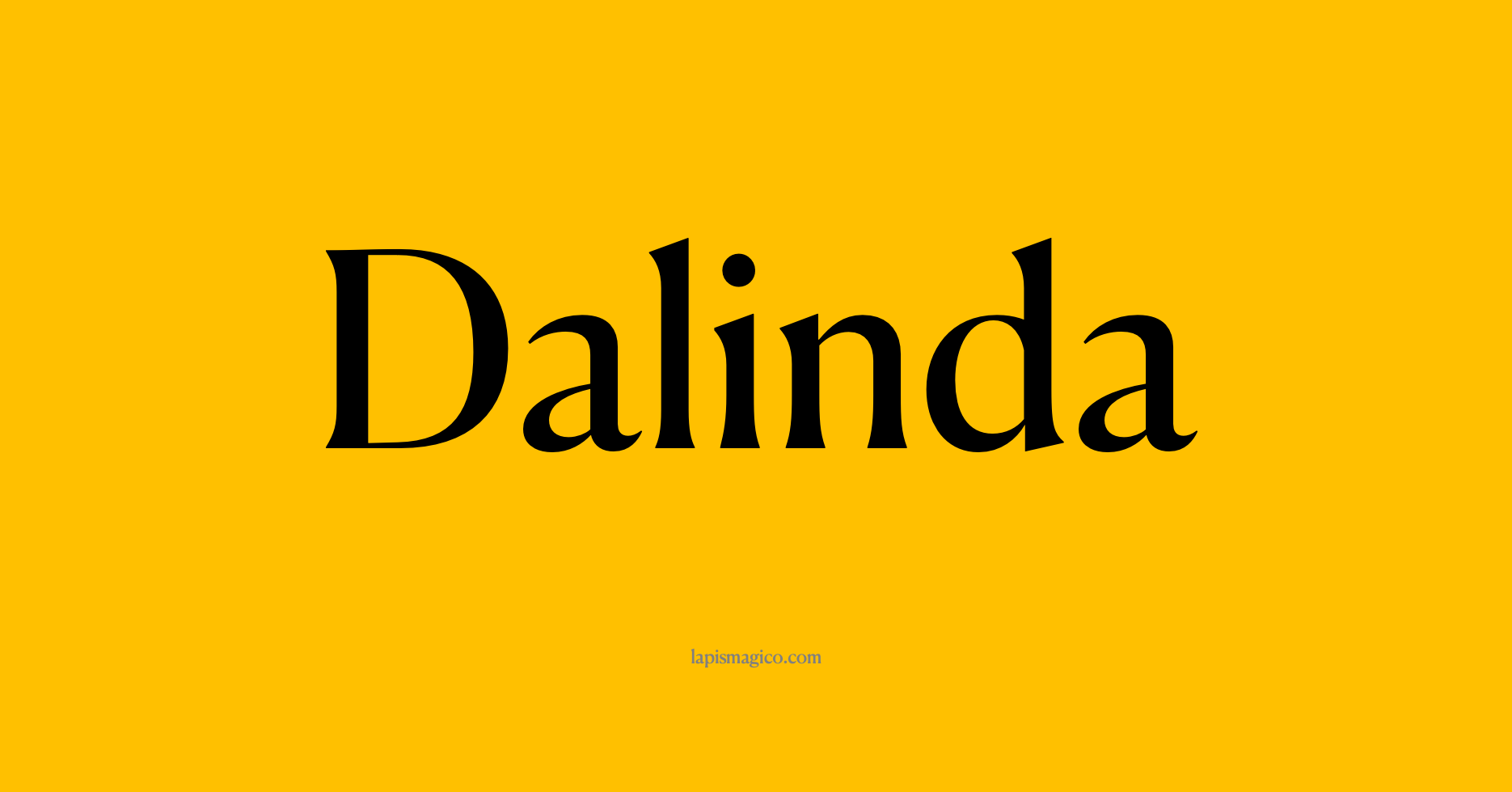 Nome Dalinda