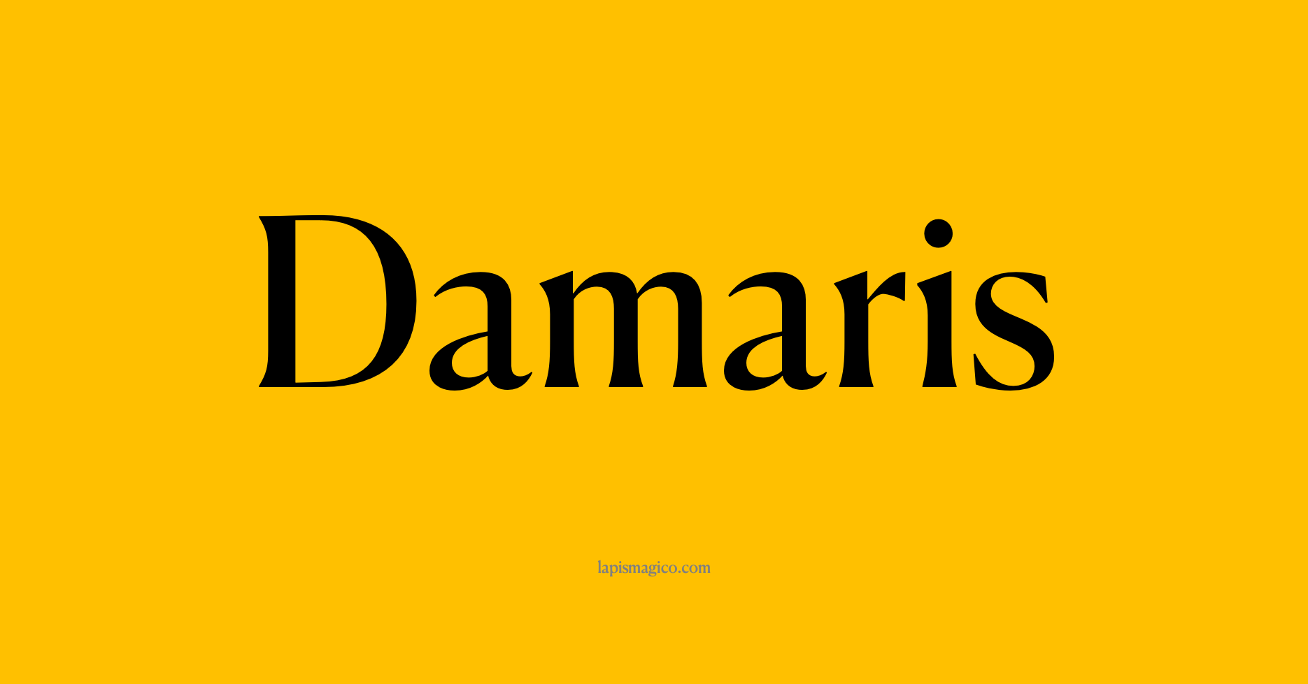 Nome Damaris