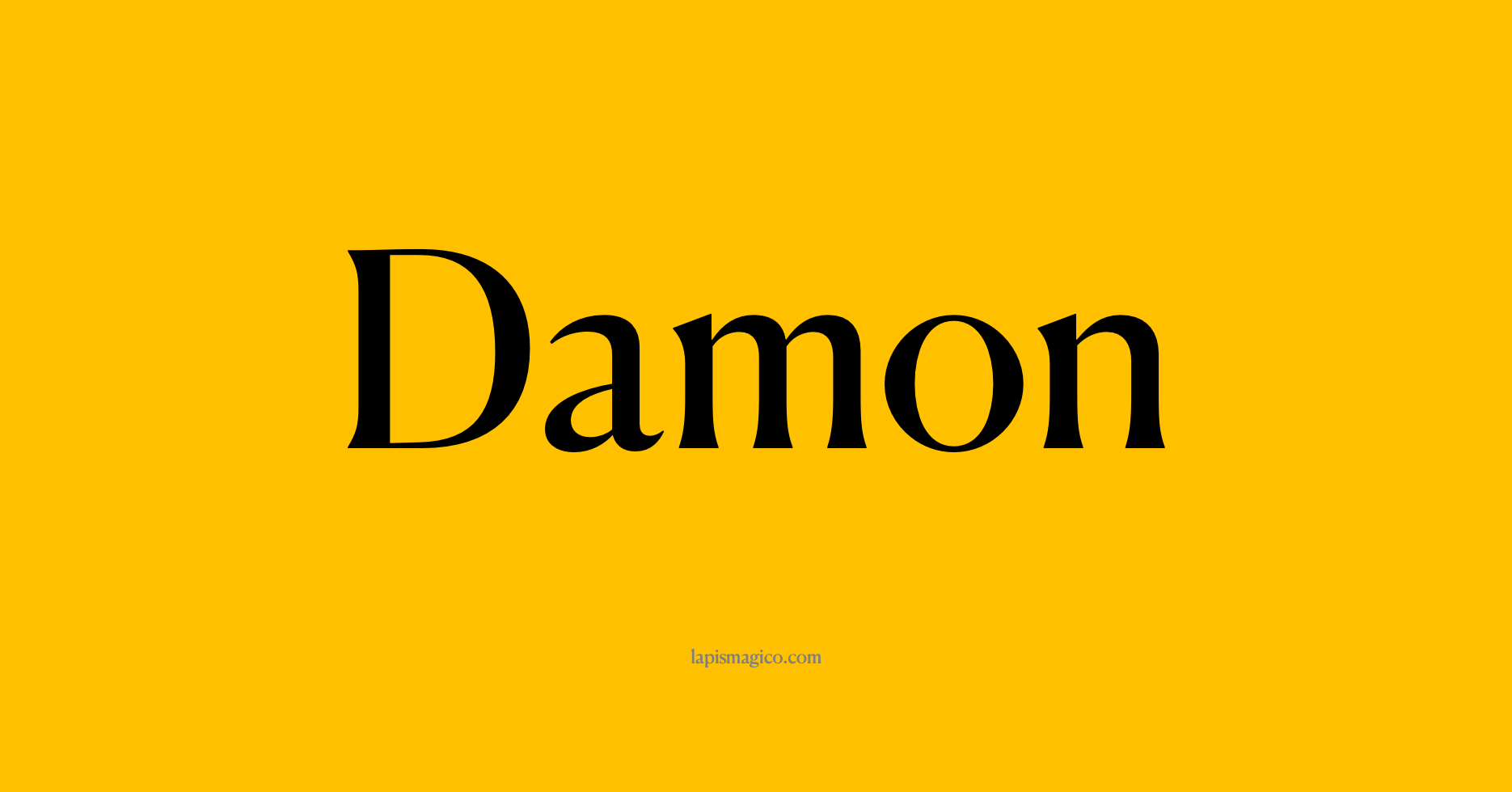 Nome Damon