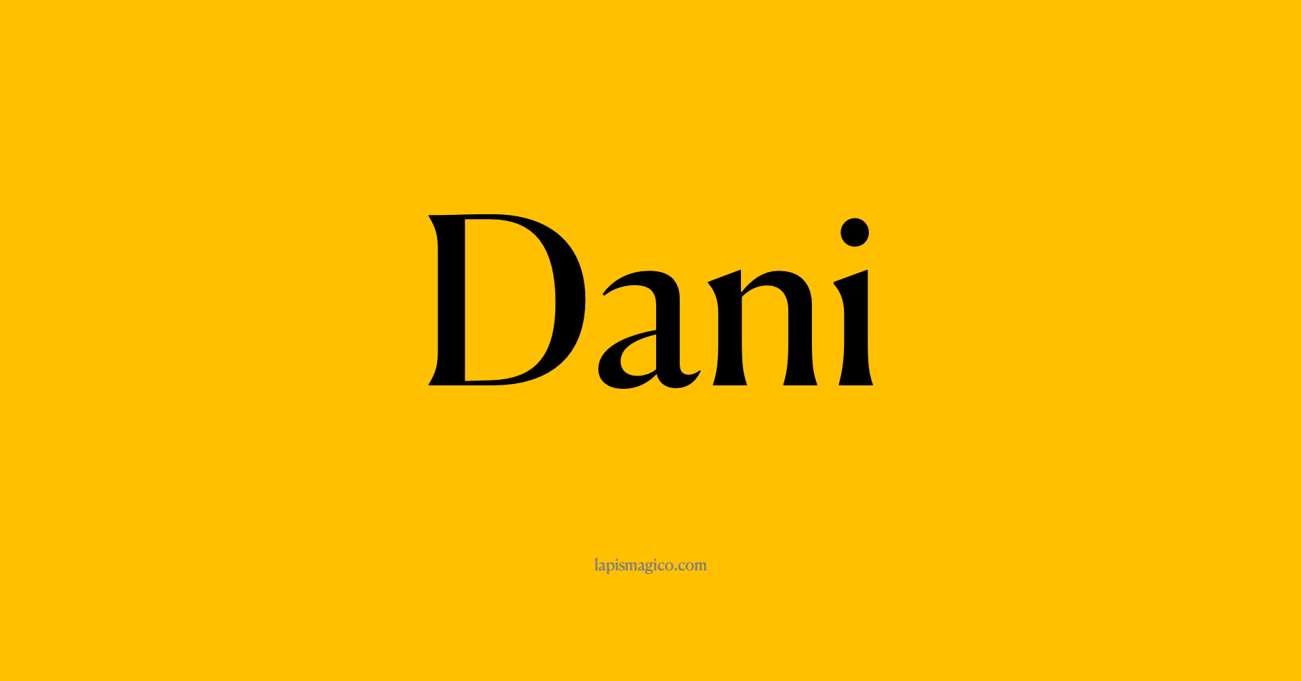 Nome Dani