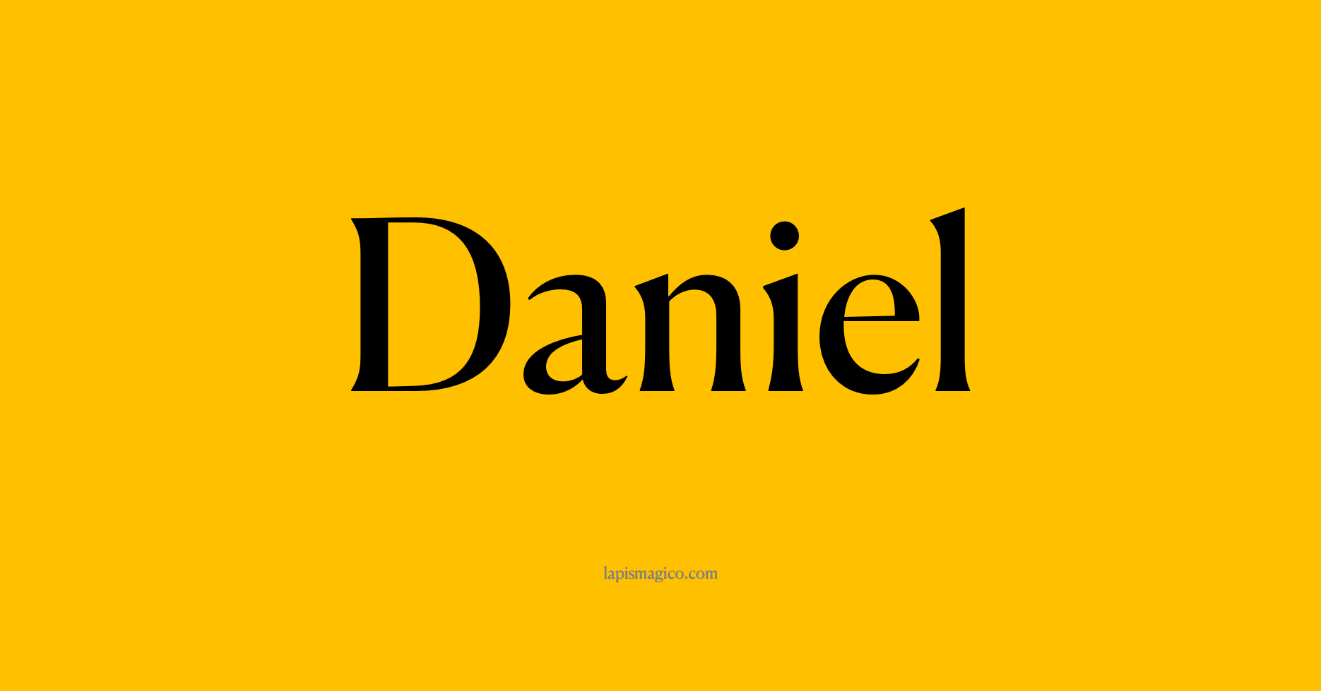 Nome Daniel