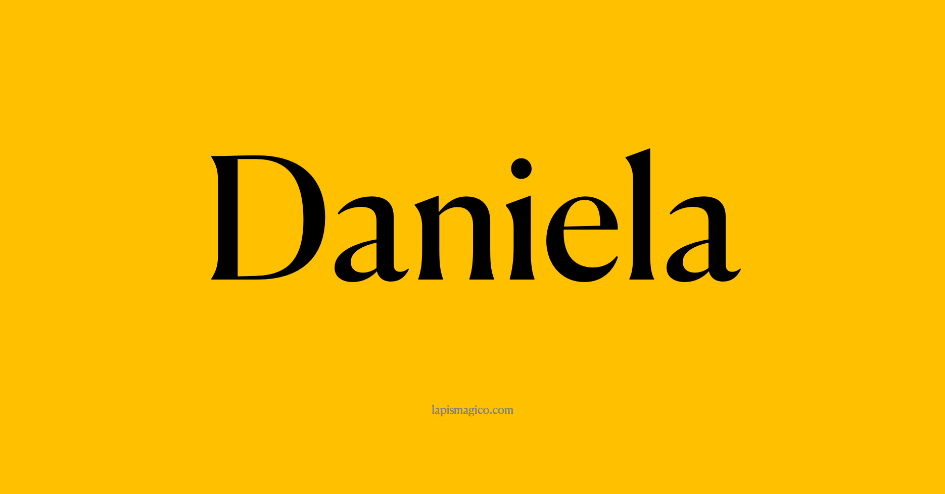 Nome Daniela