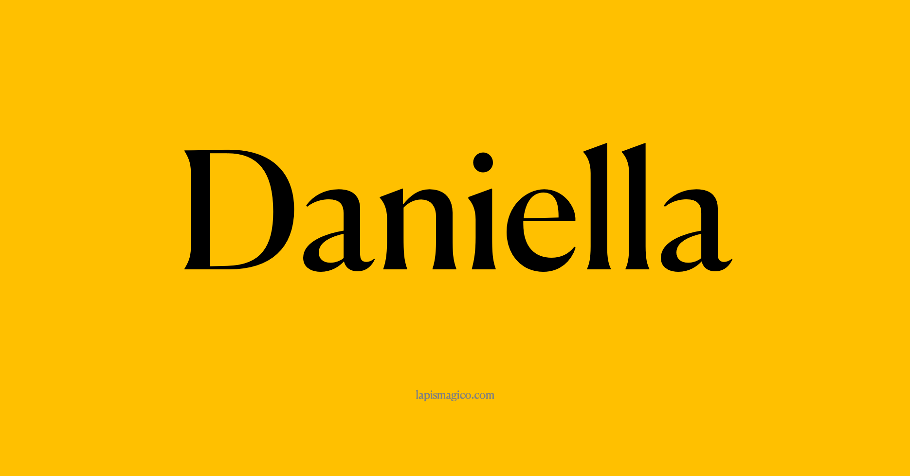 Nome Daniella