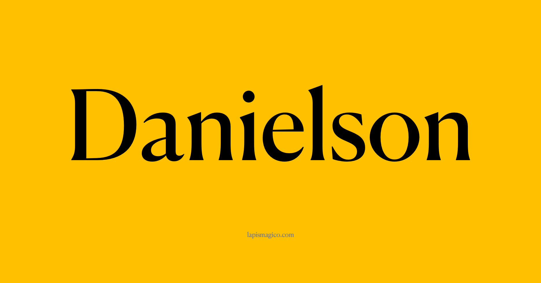 Nome Danielson