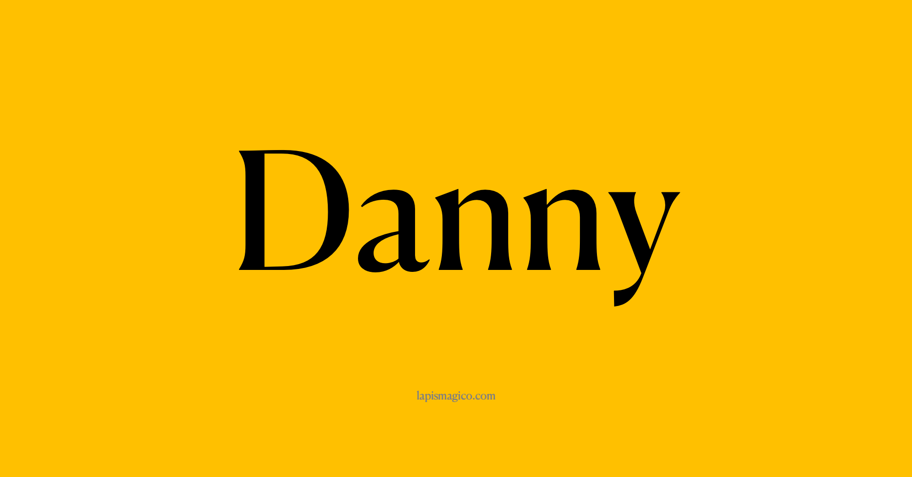 Nome Danny