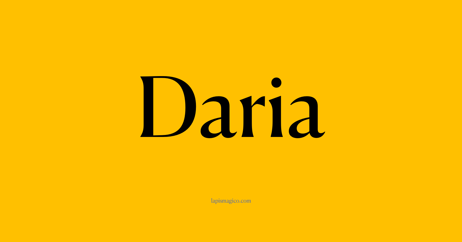 Nome Daria