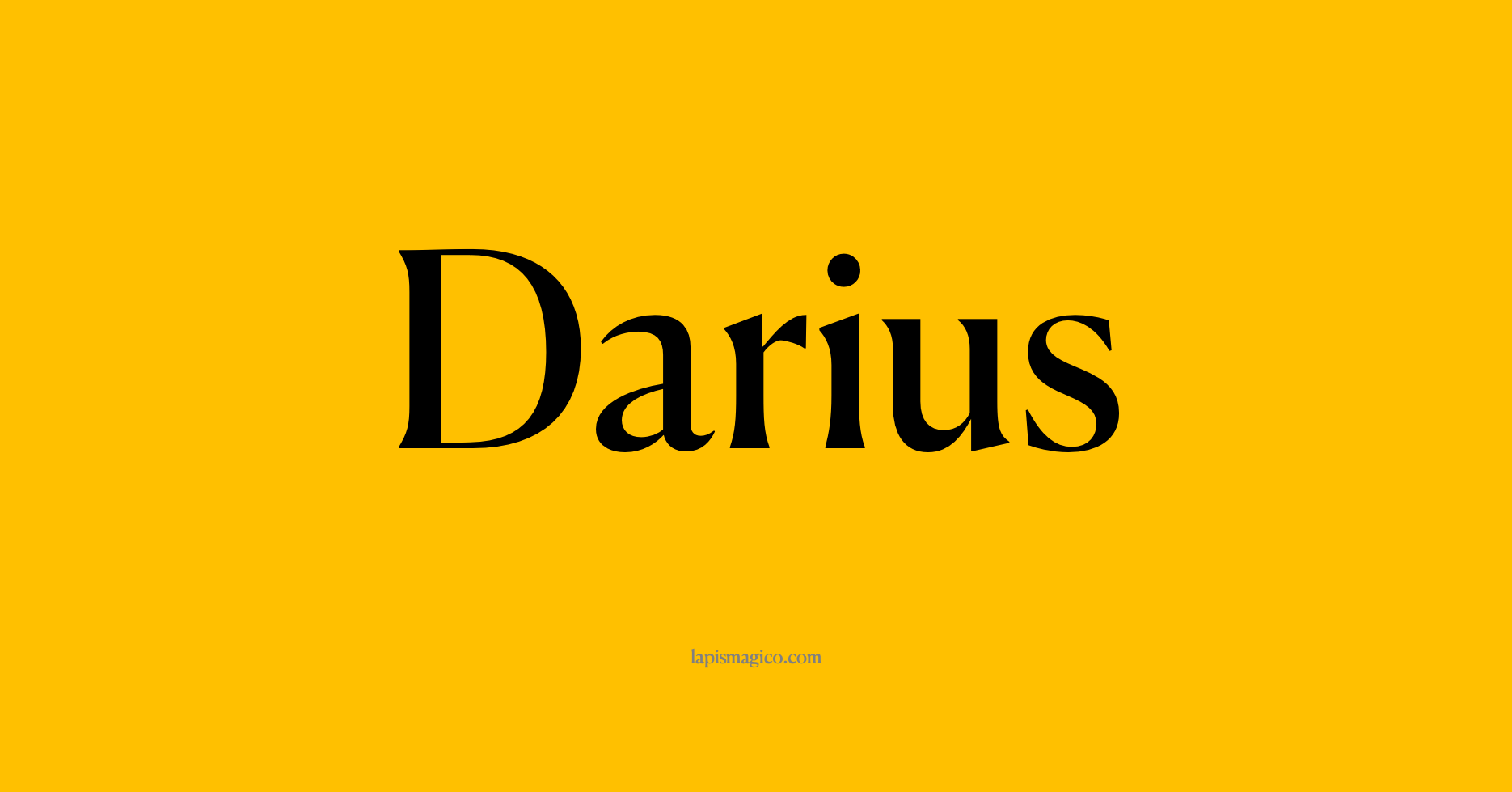 Nome Darius