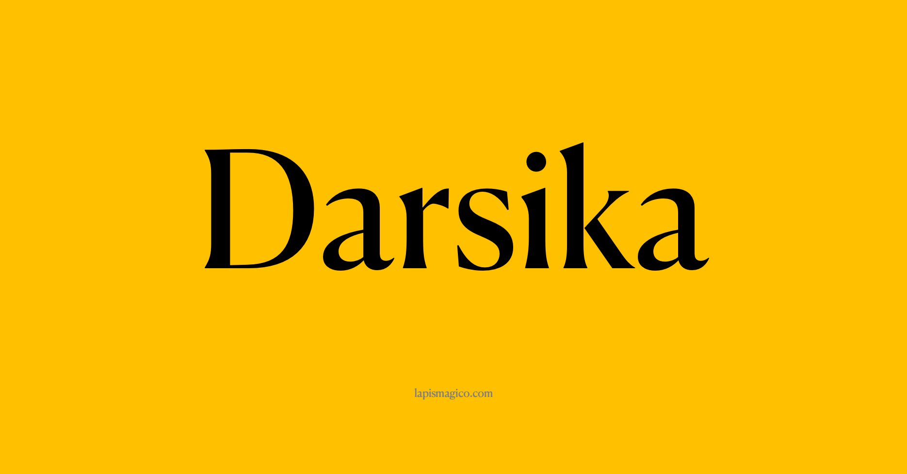Nome Darsika