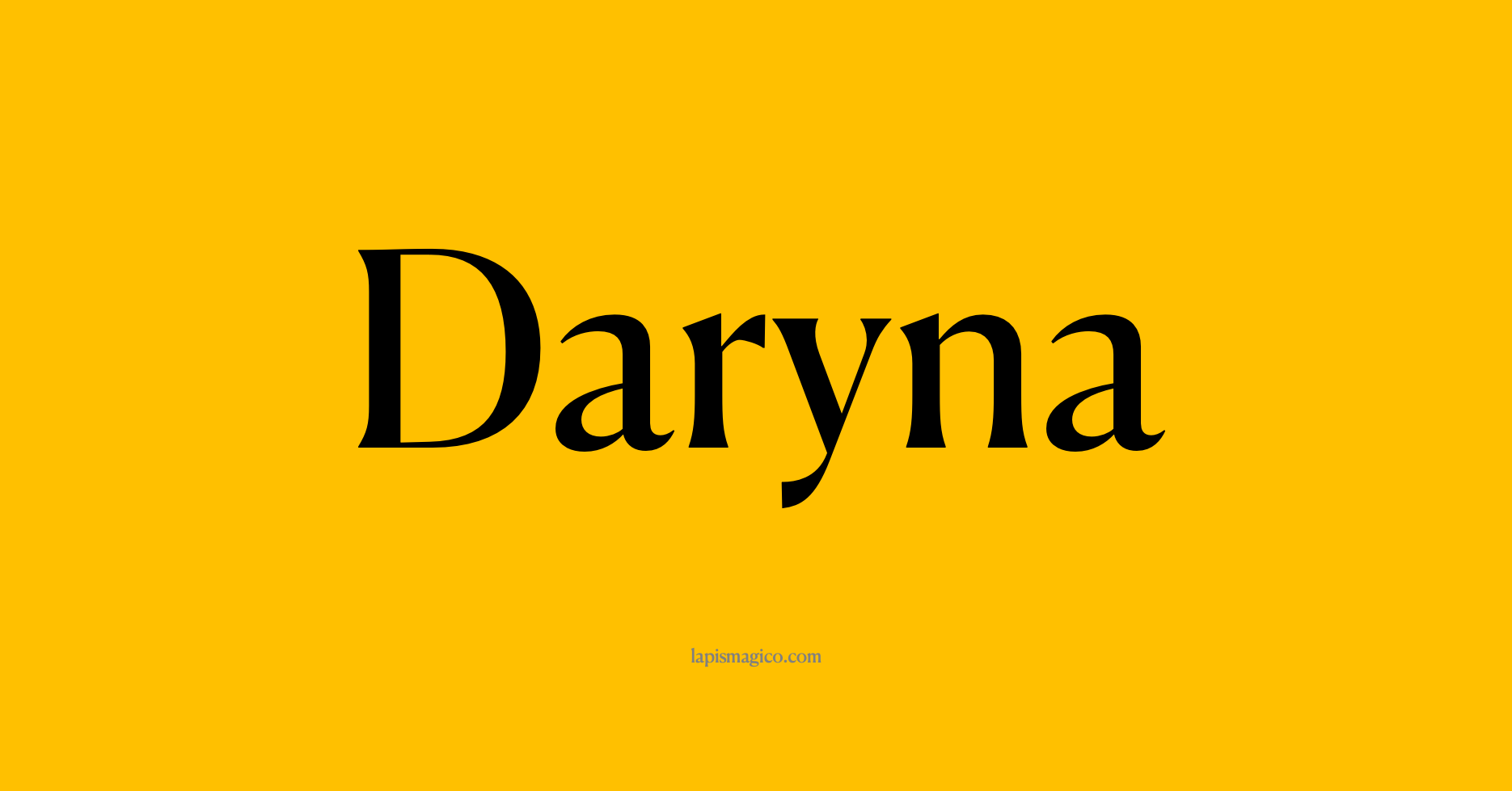 Nome Daryna