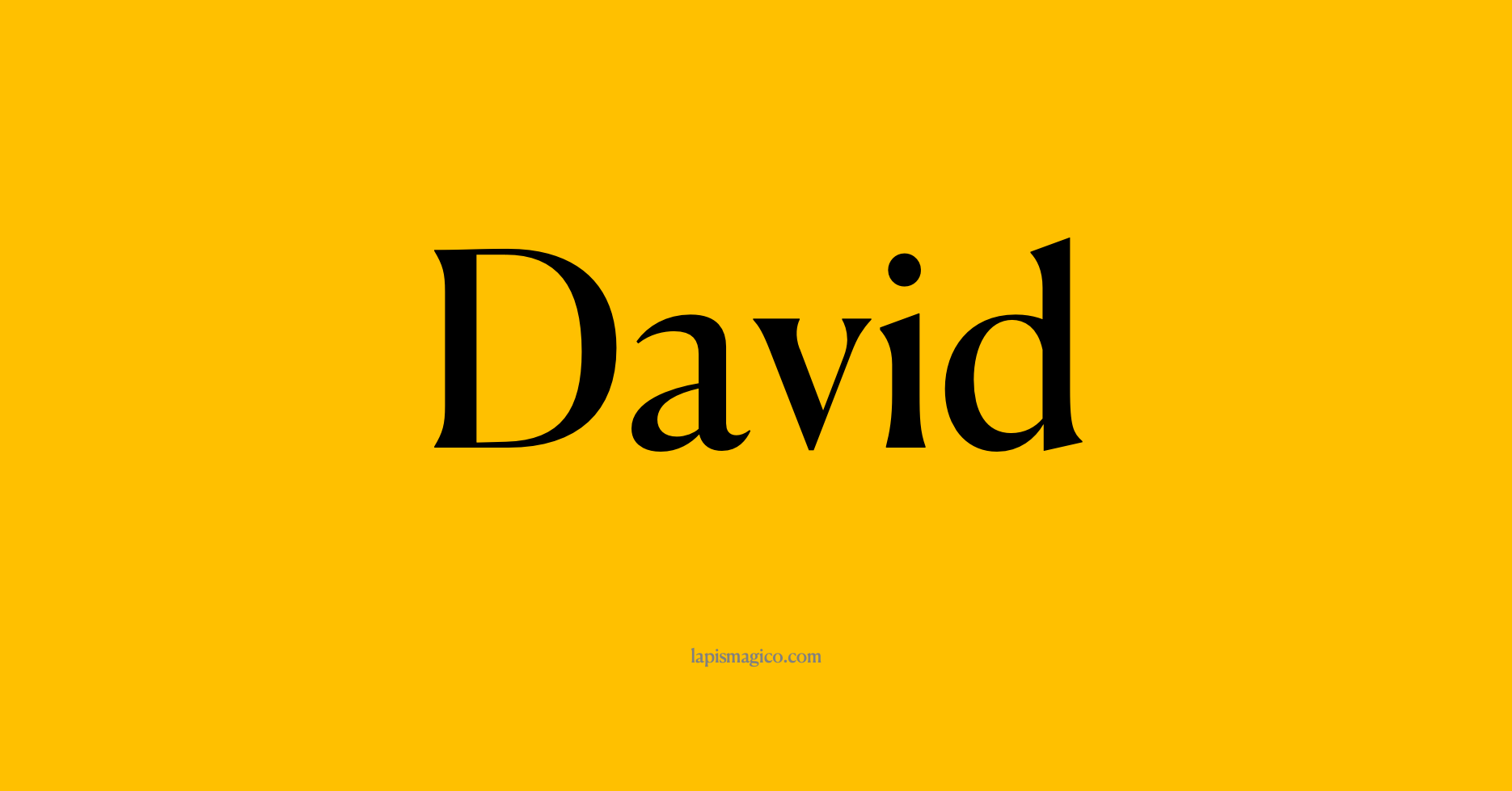 Nome David