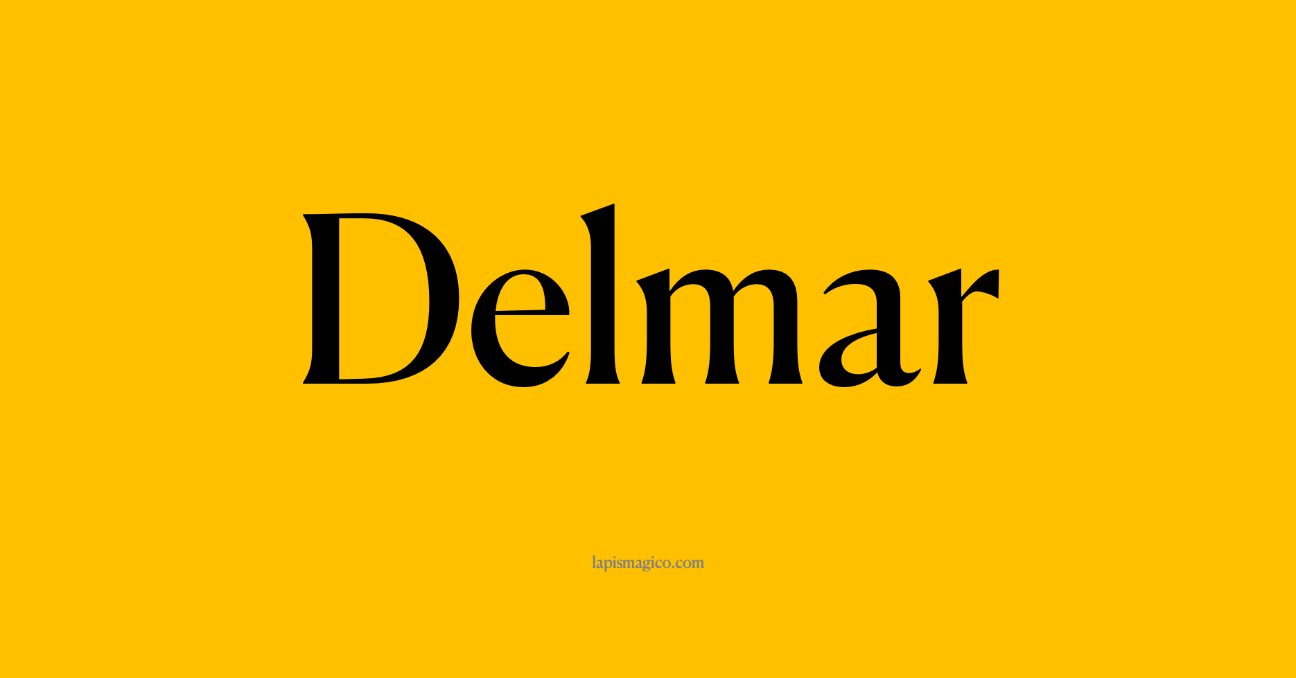 Nome Delmar