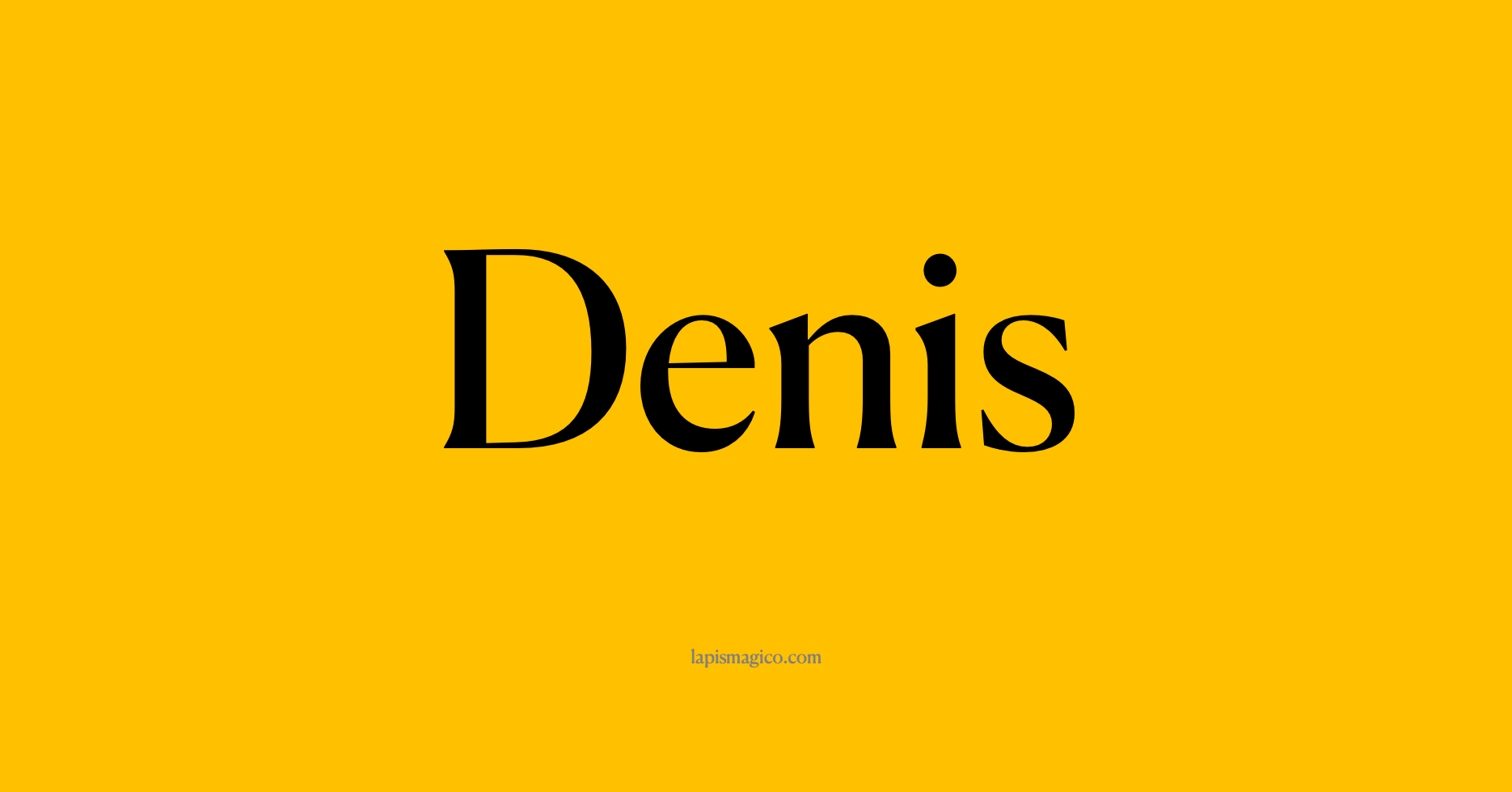 Nome Denis