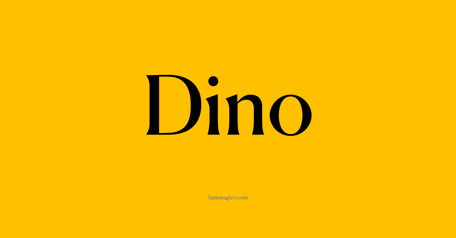 Nome Dino