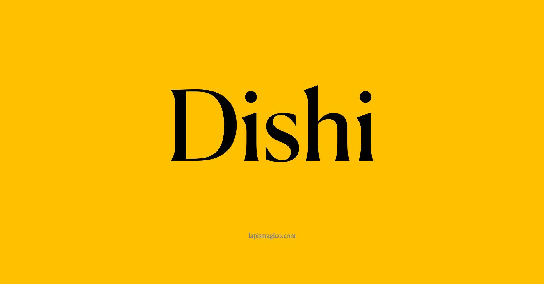 Nome Dishi