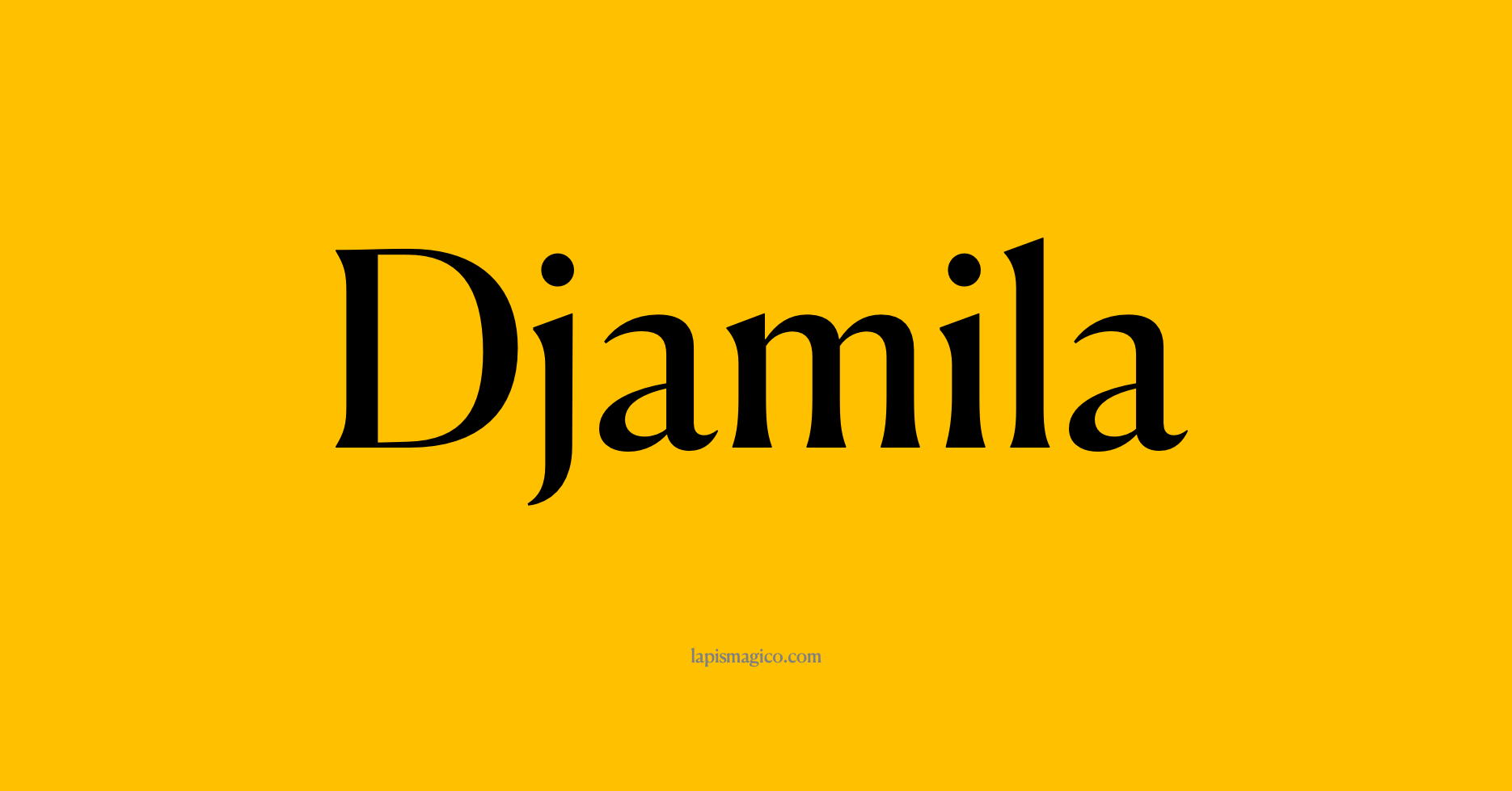 Nome Djamila