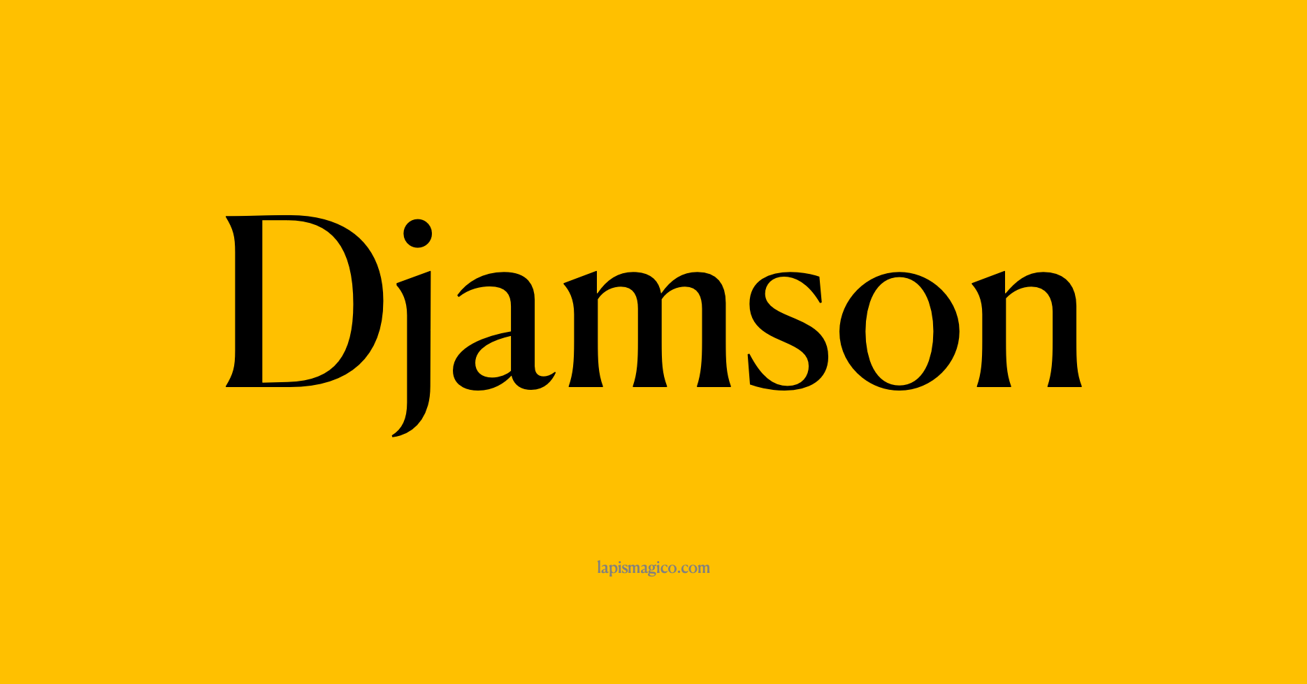 Nome Djamson