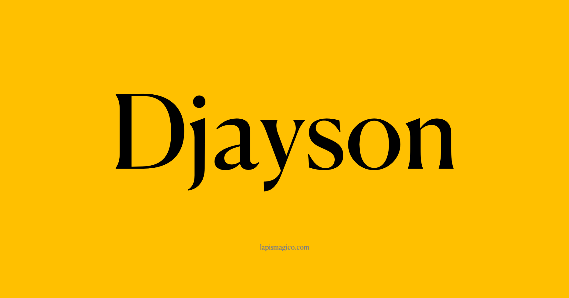 Nome Djayson