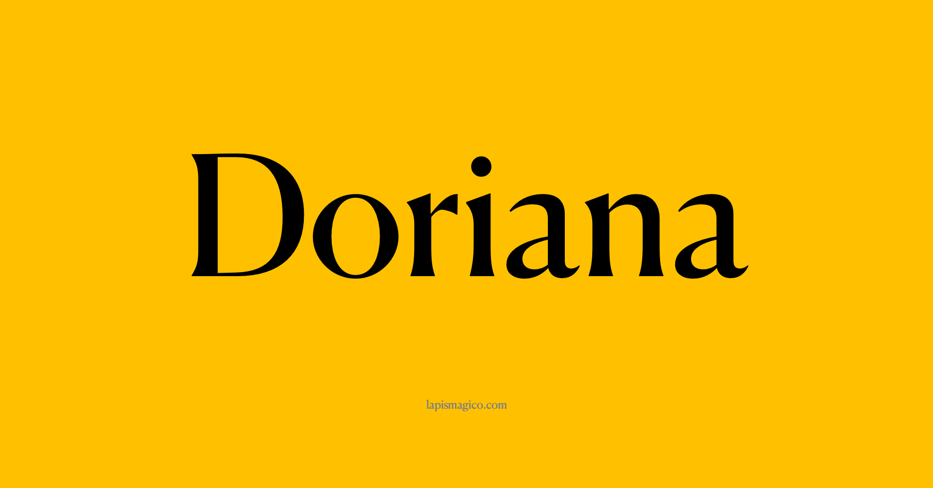 Nome Doriana