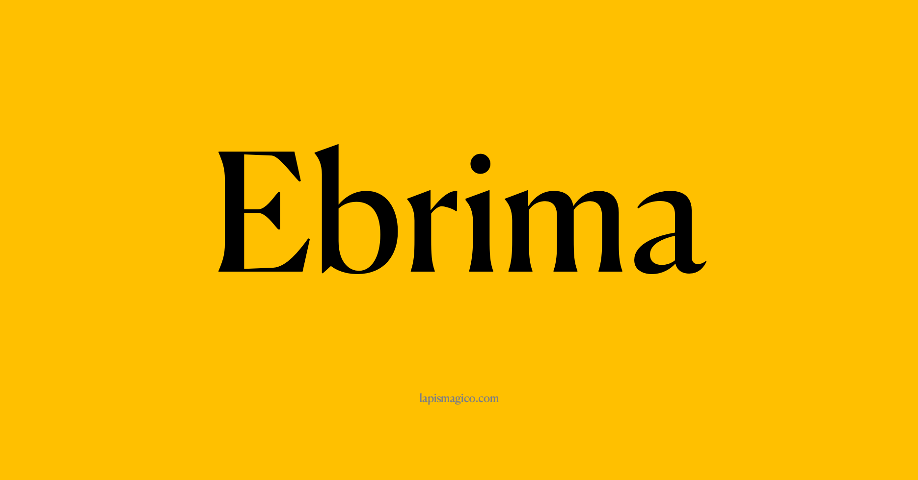 Nome Ebrima
