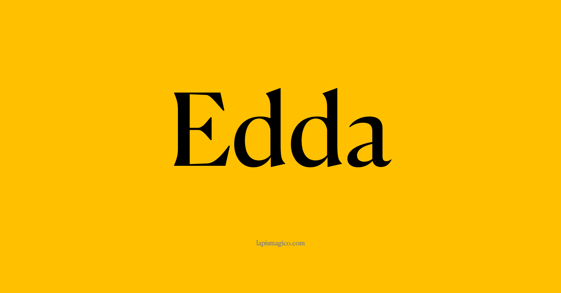 Nome Edda