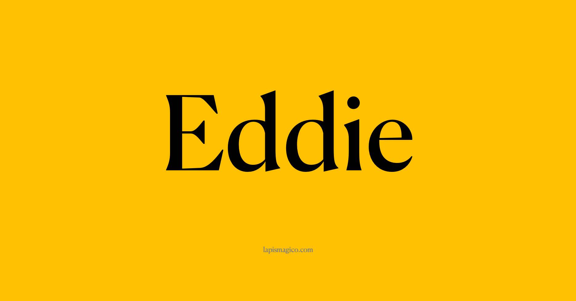 Nome Eddie