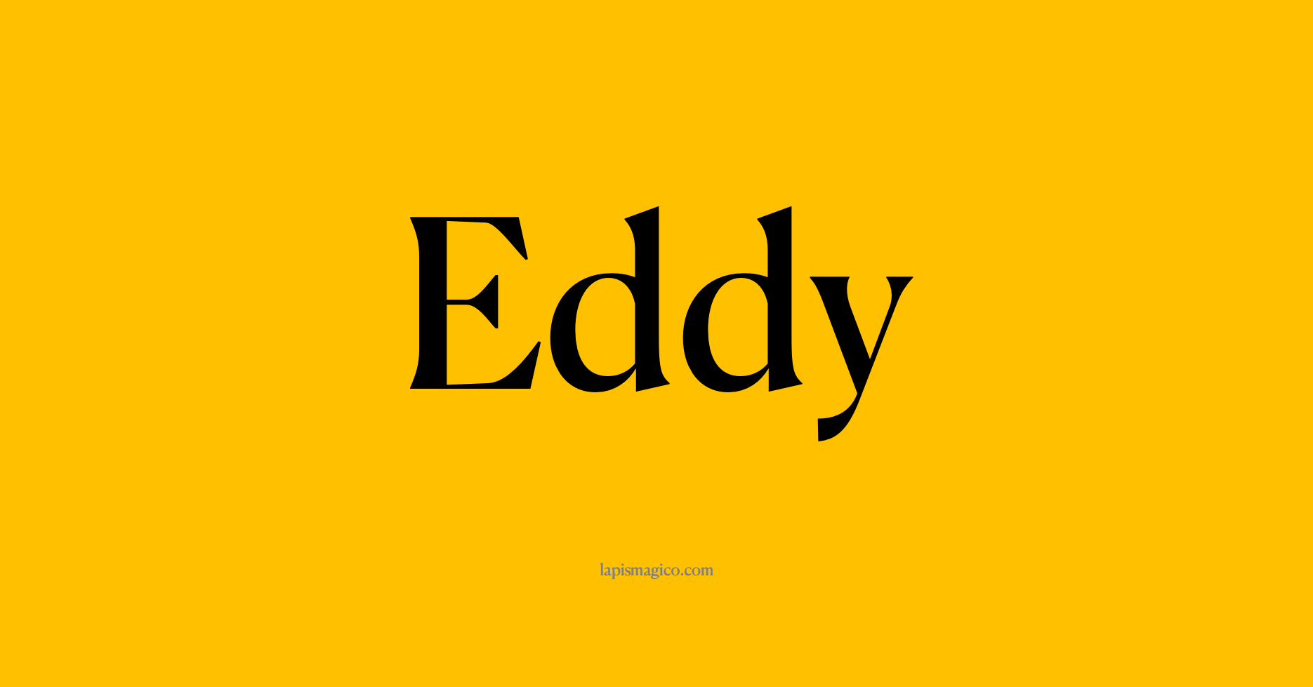 Nome Eddy