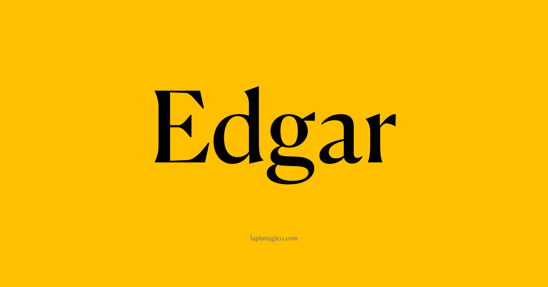 Nome Edgar