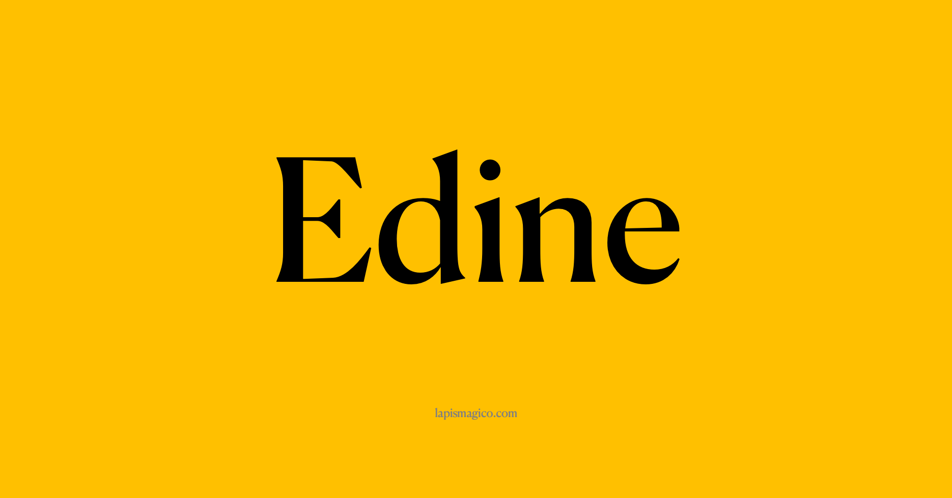 Nome Edine