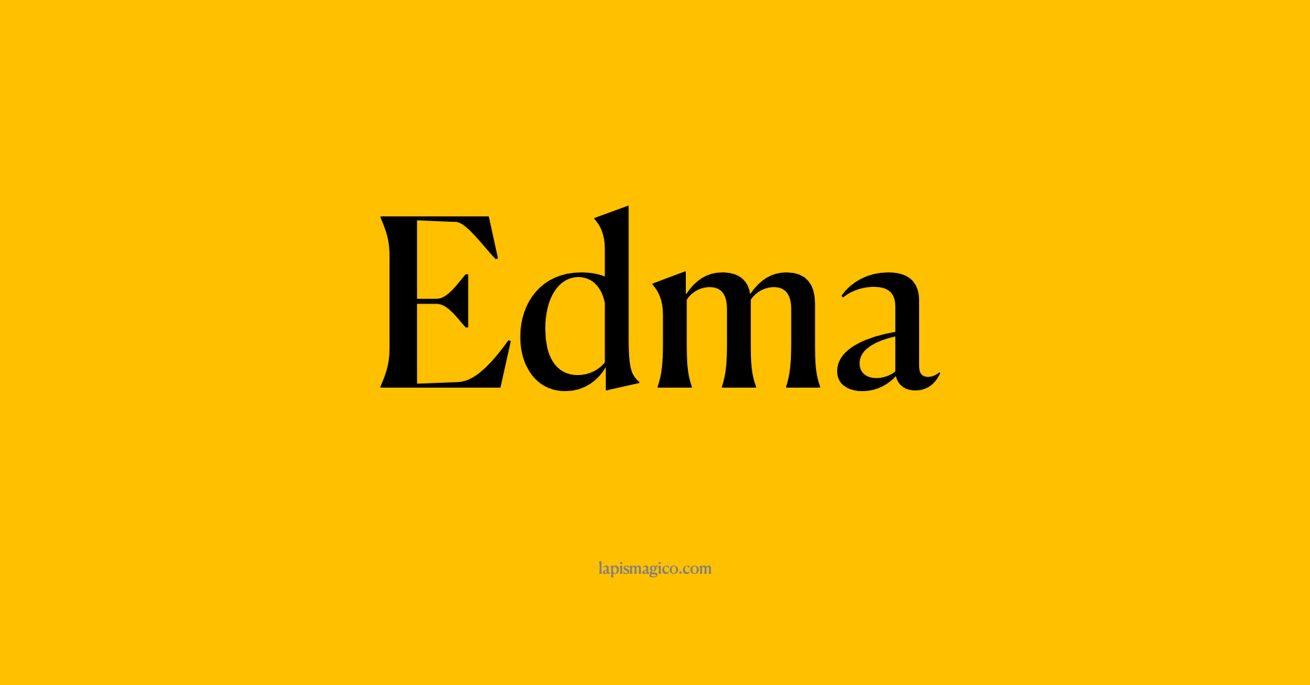 Nome Edma