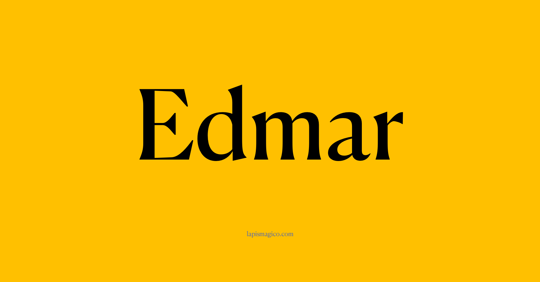 Nome Edmar