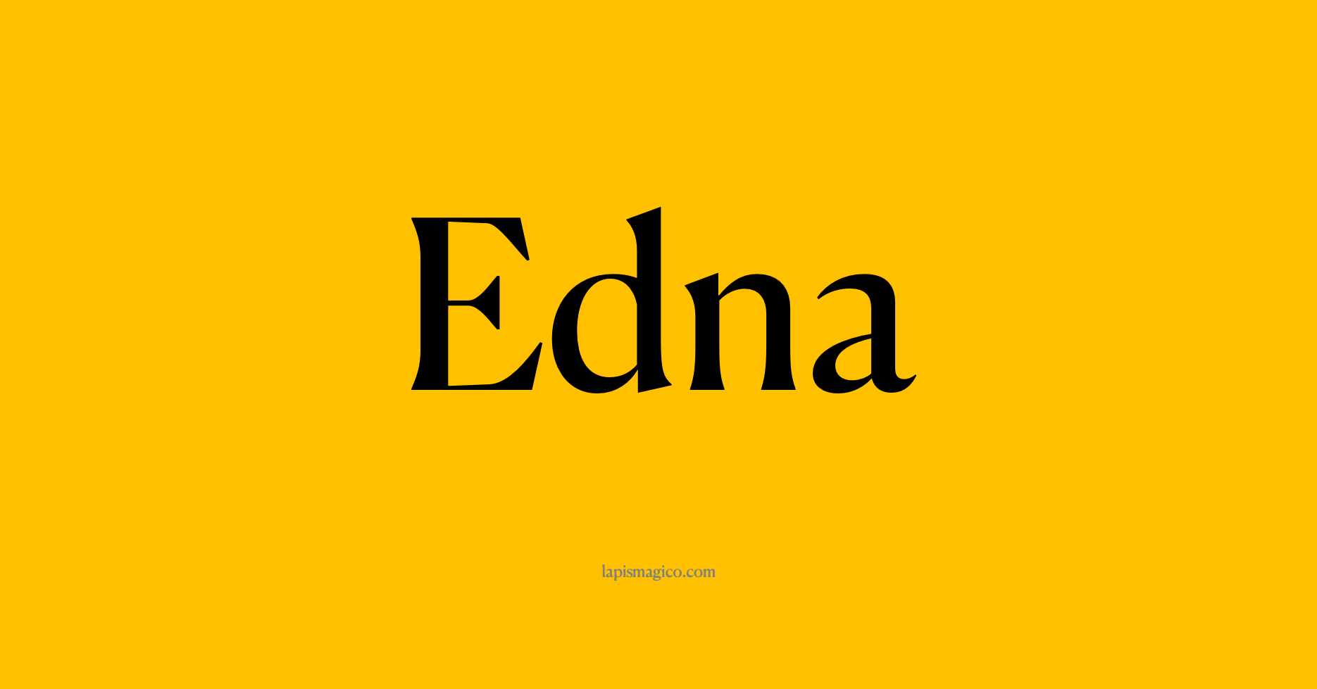 Nome Edna