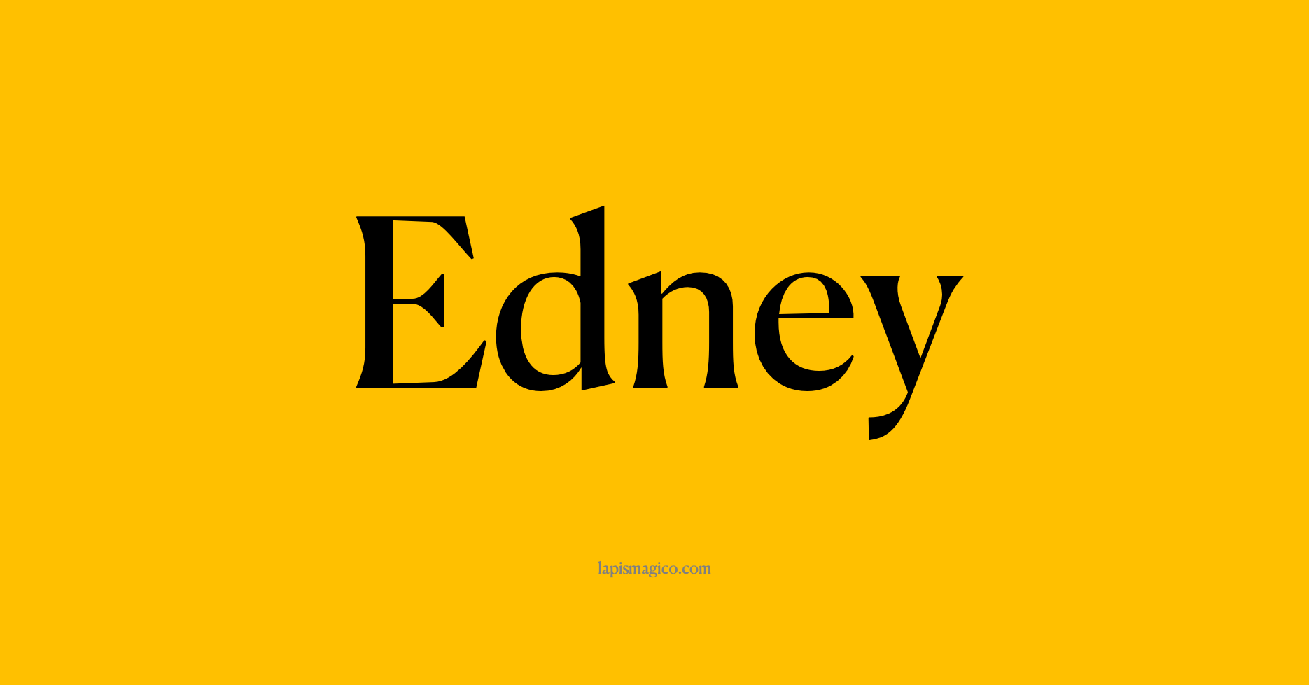 Nome Edney