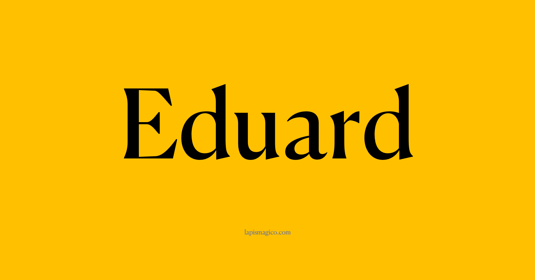 Nome Eduard