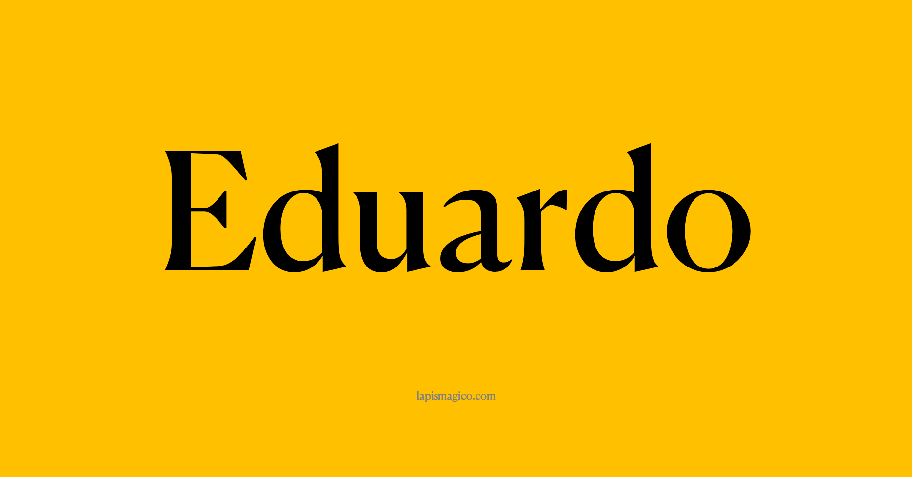 Nome Eduardo