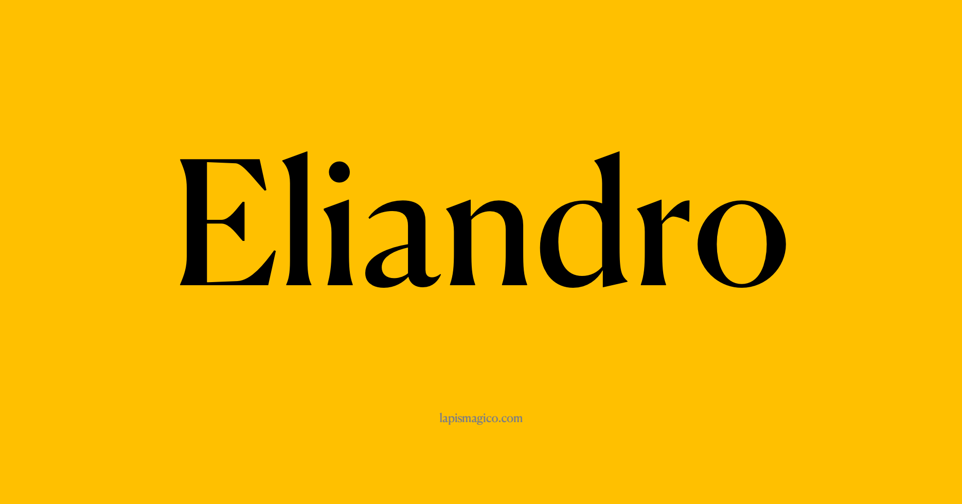 Nome Eliandro