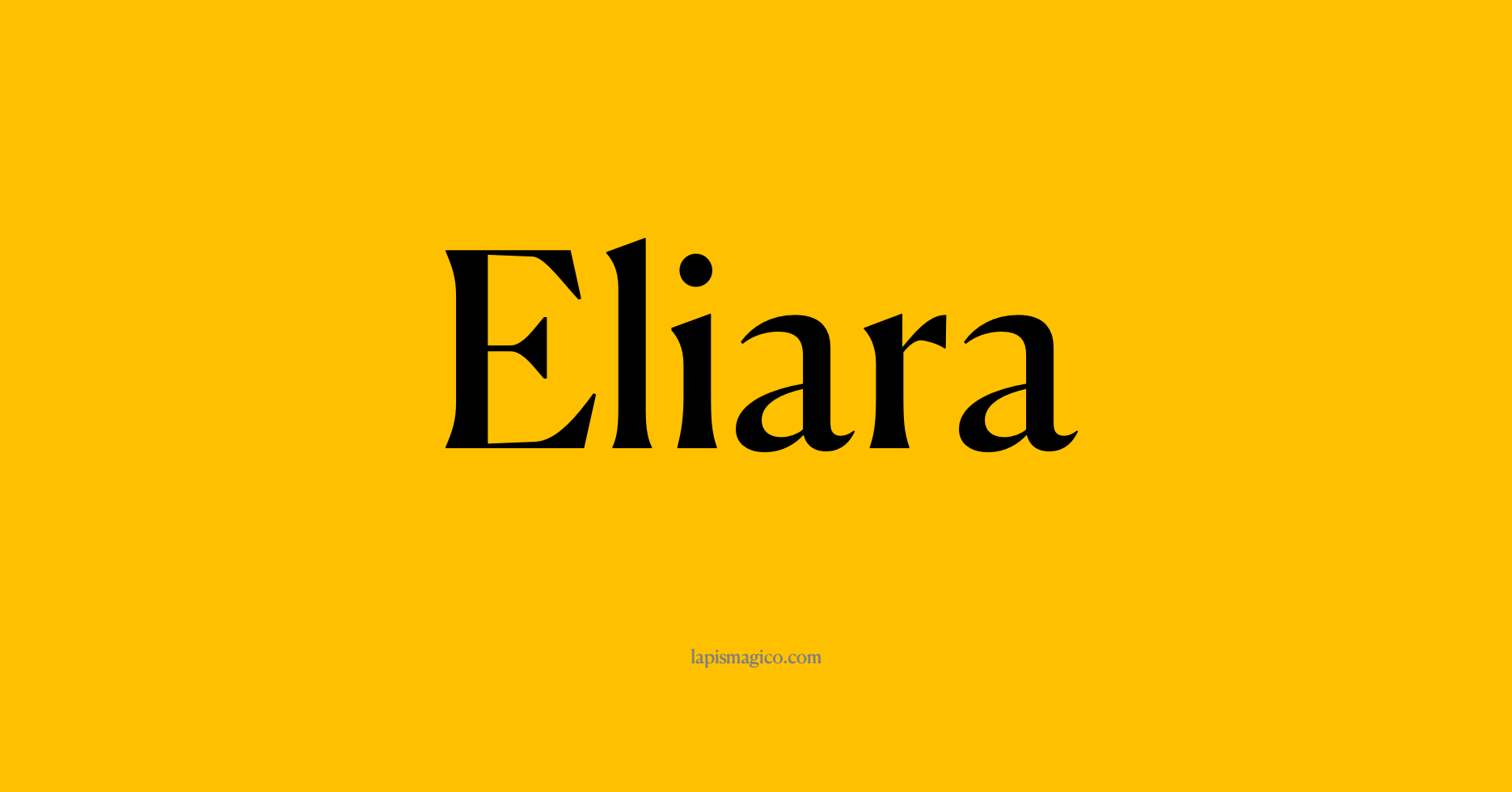 Nome Eliara