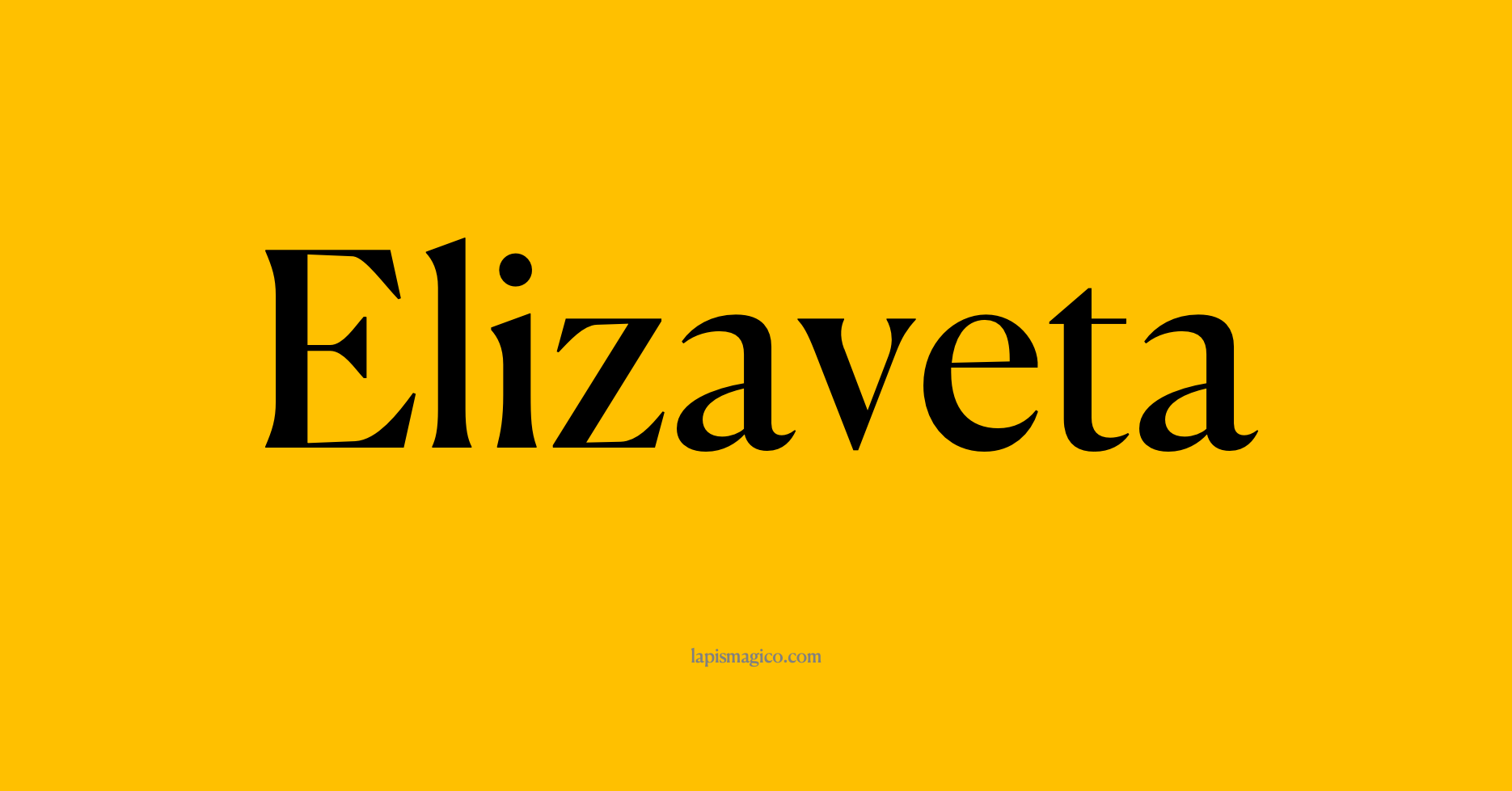 Nome Elizaveta