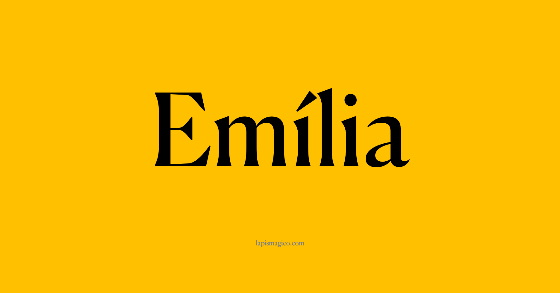 Nome Emília
