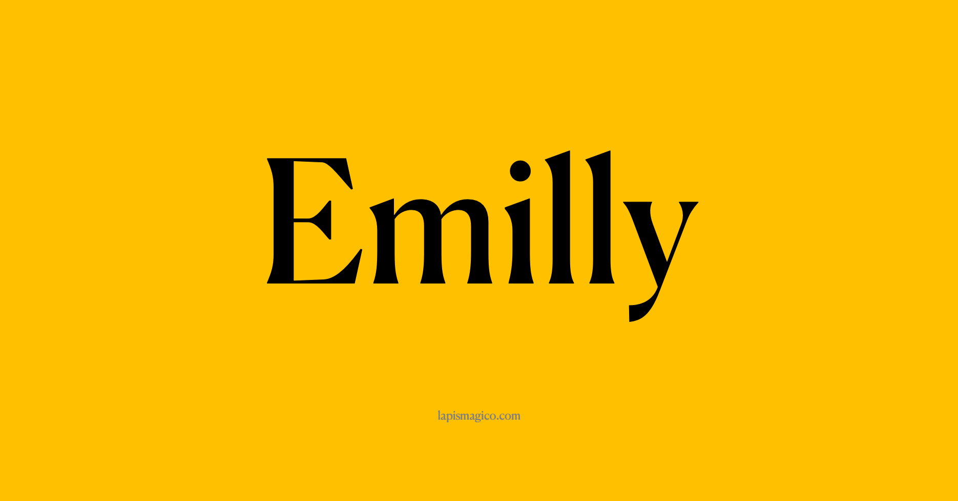 Nome Emilly