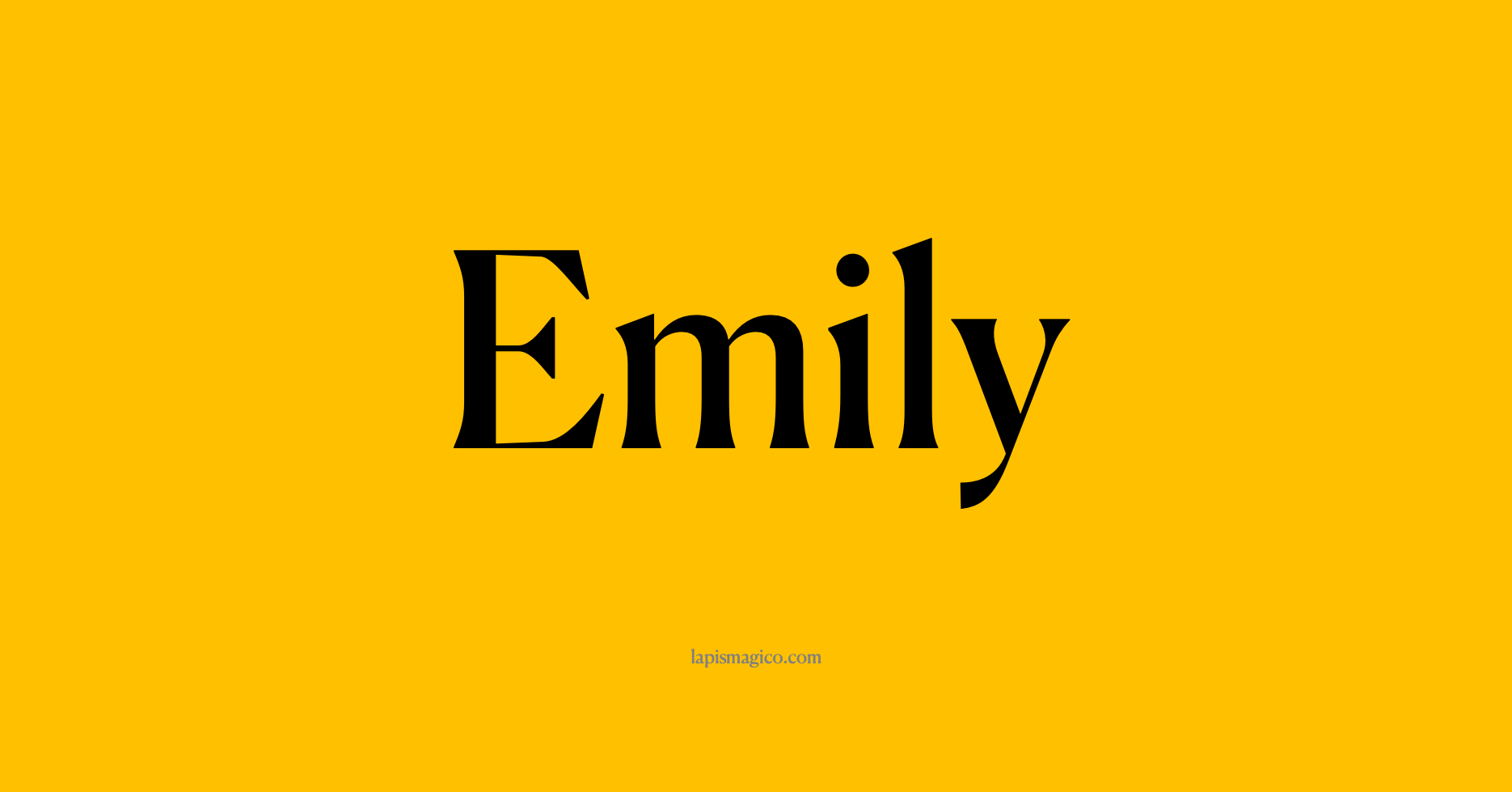 Nome Emily