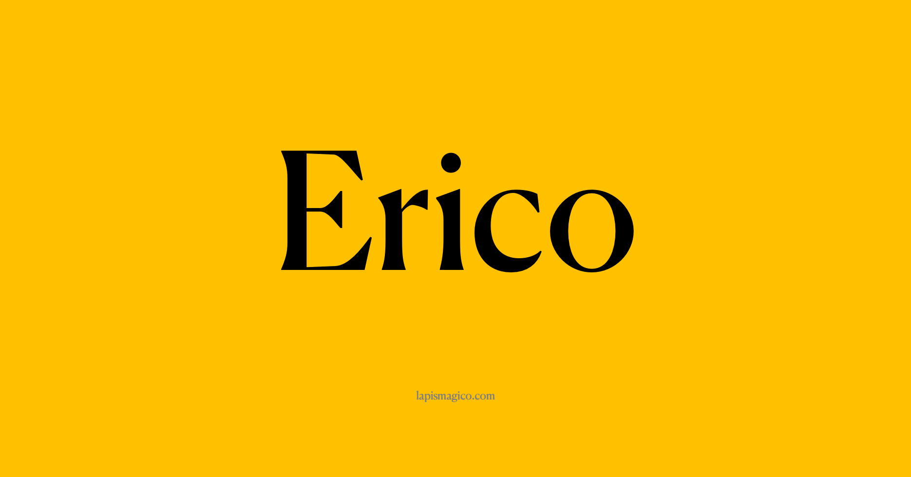 Nome Erico