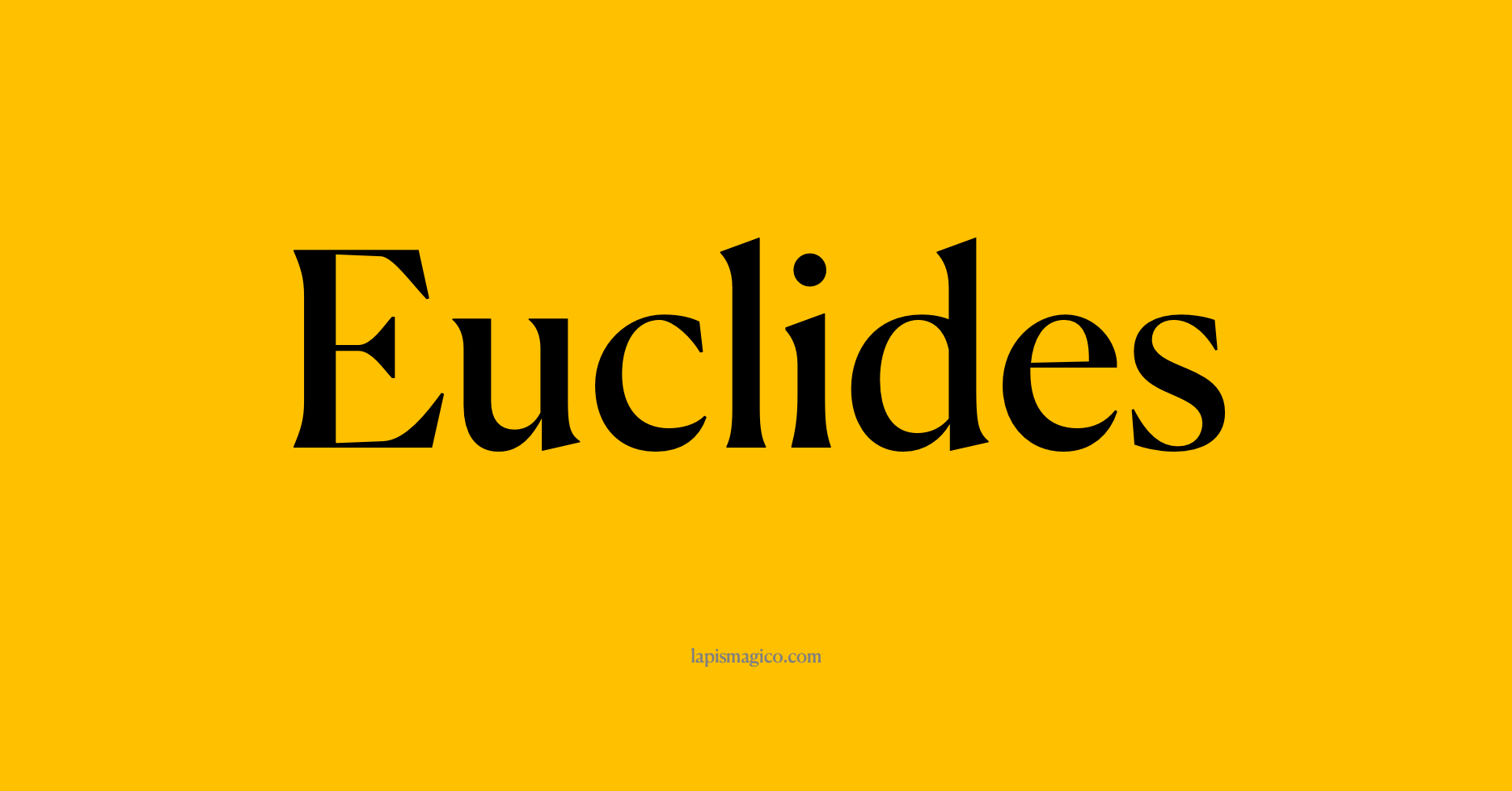 Nome Euclides