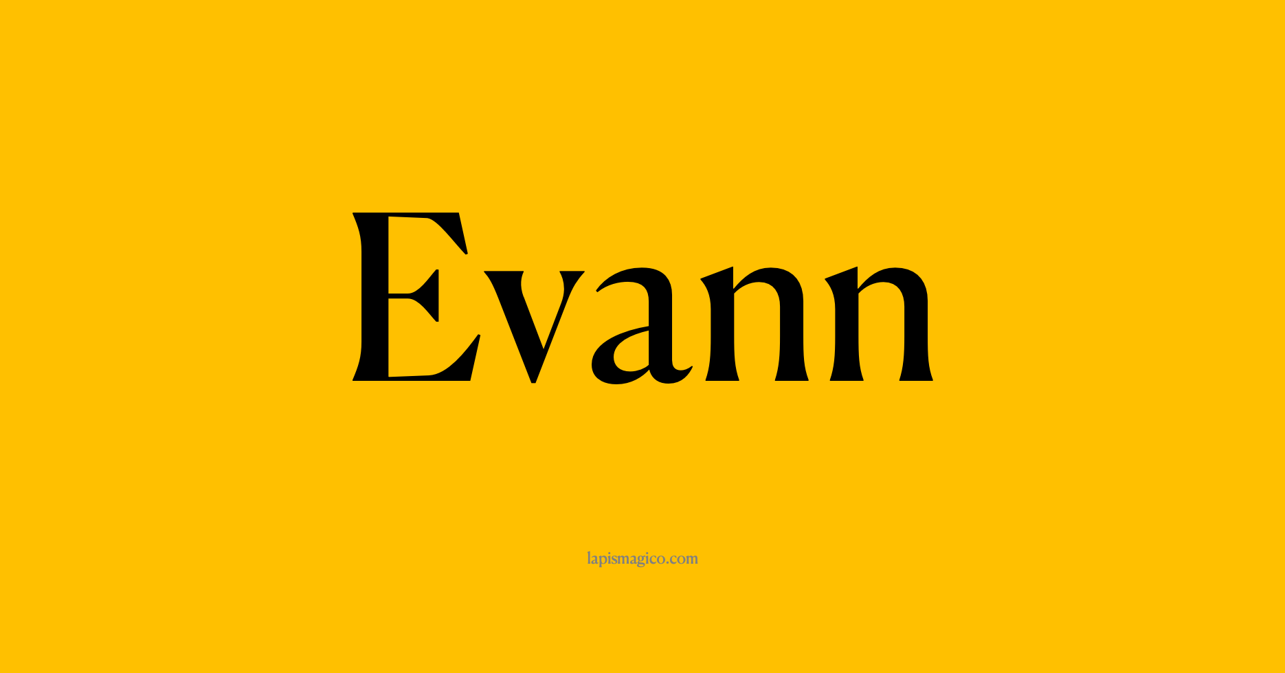 Nome Evann