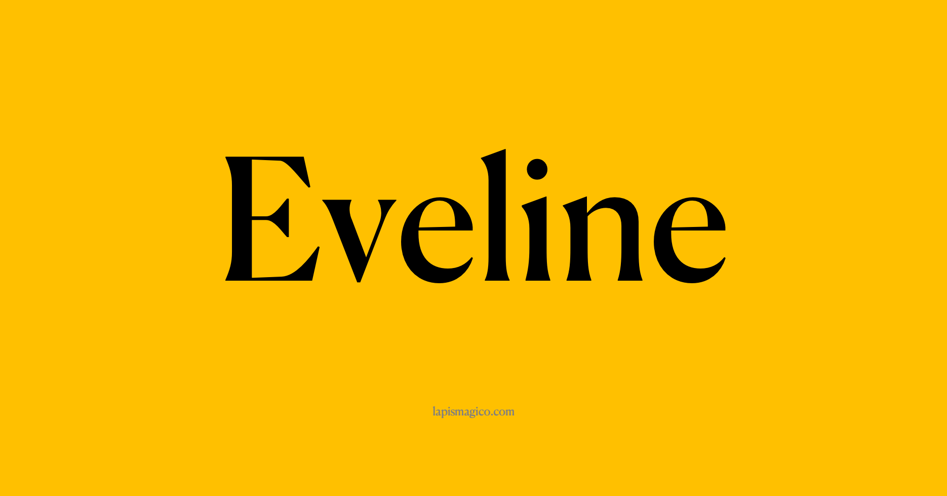 Nome Eveline