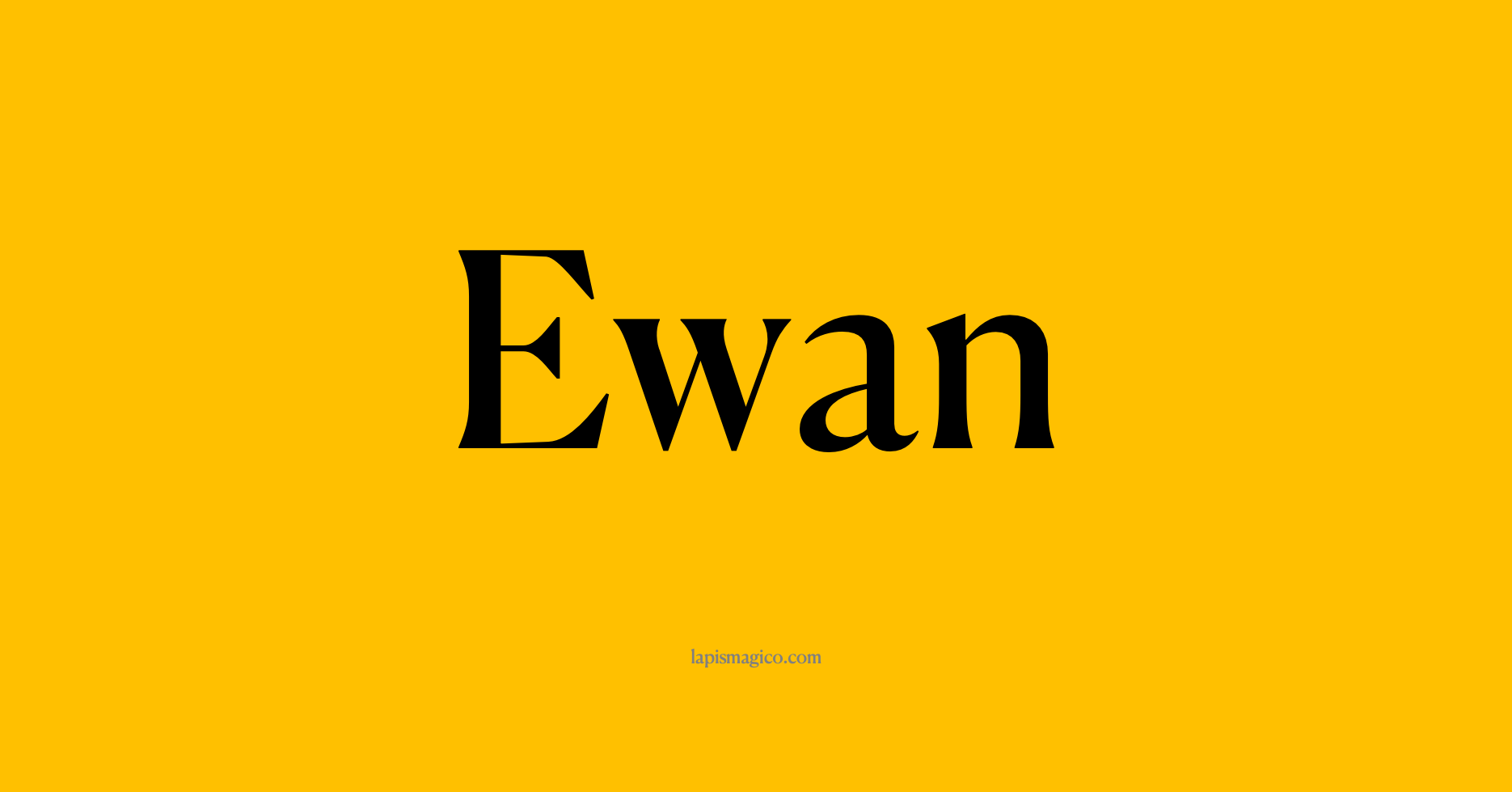 Nome Ewan