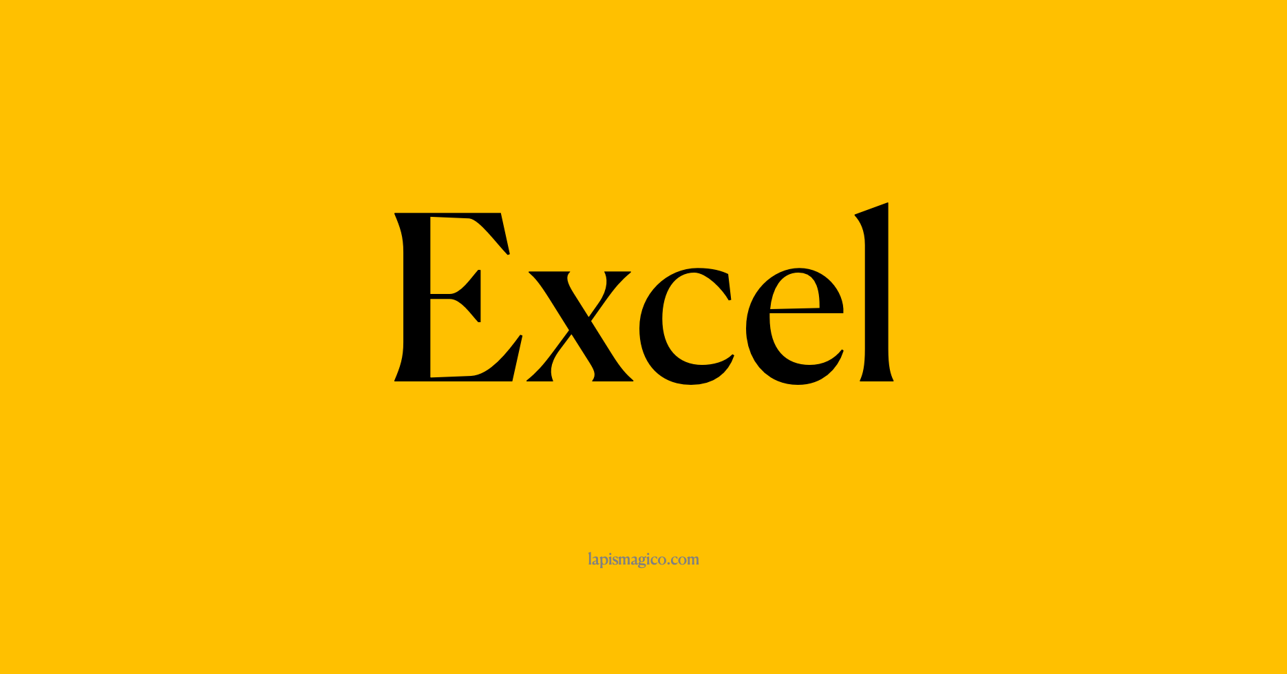 Nome Excel