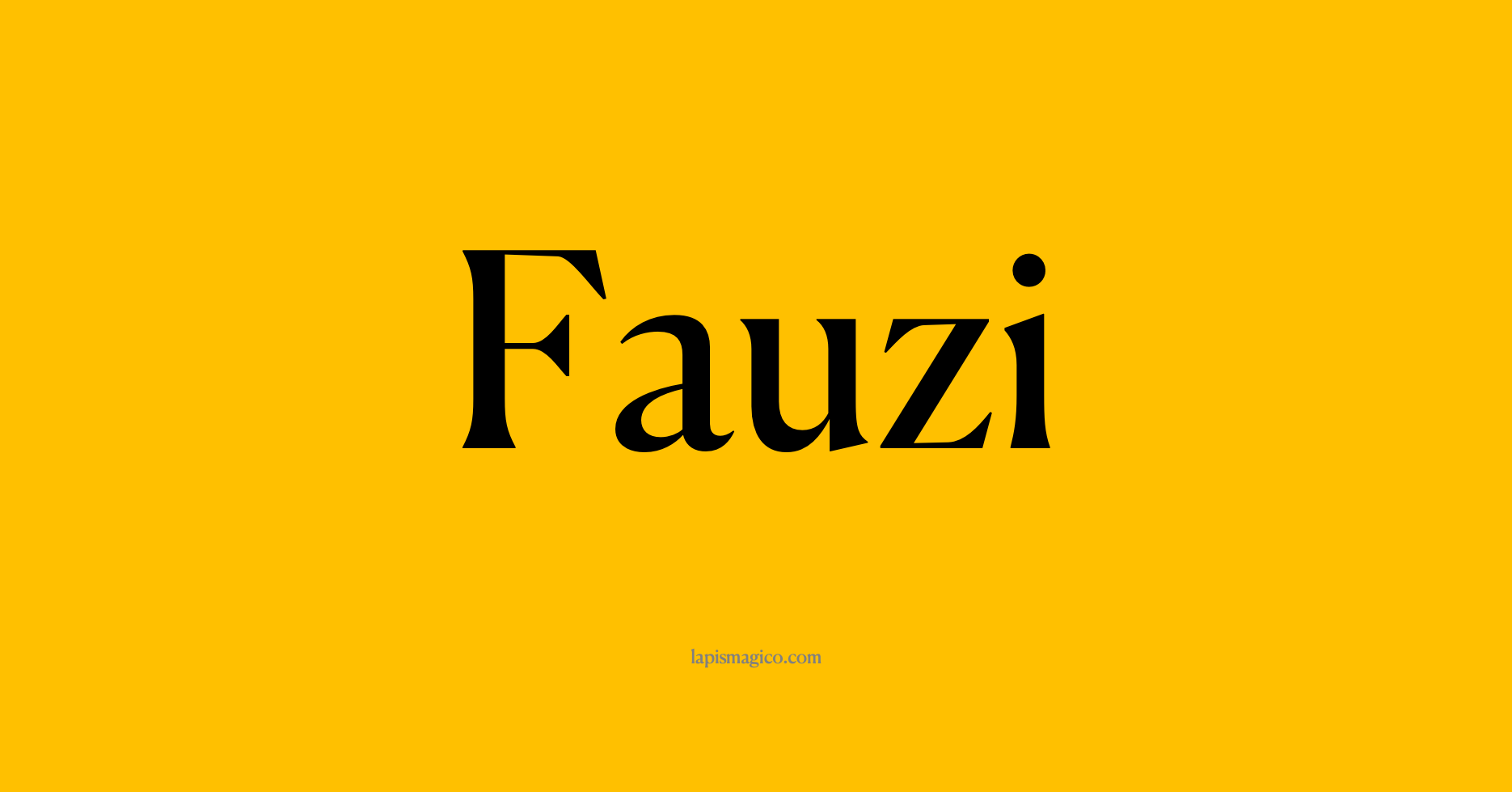 Nome Fauzi