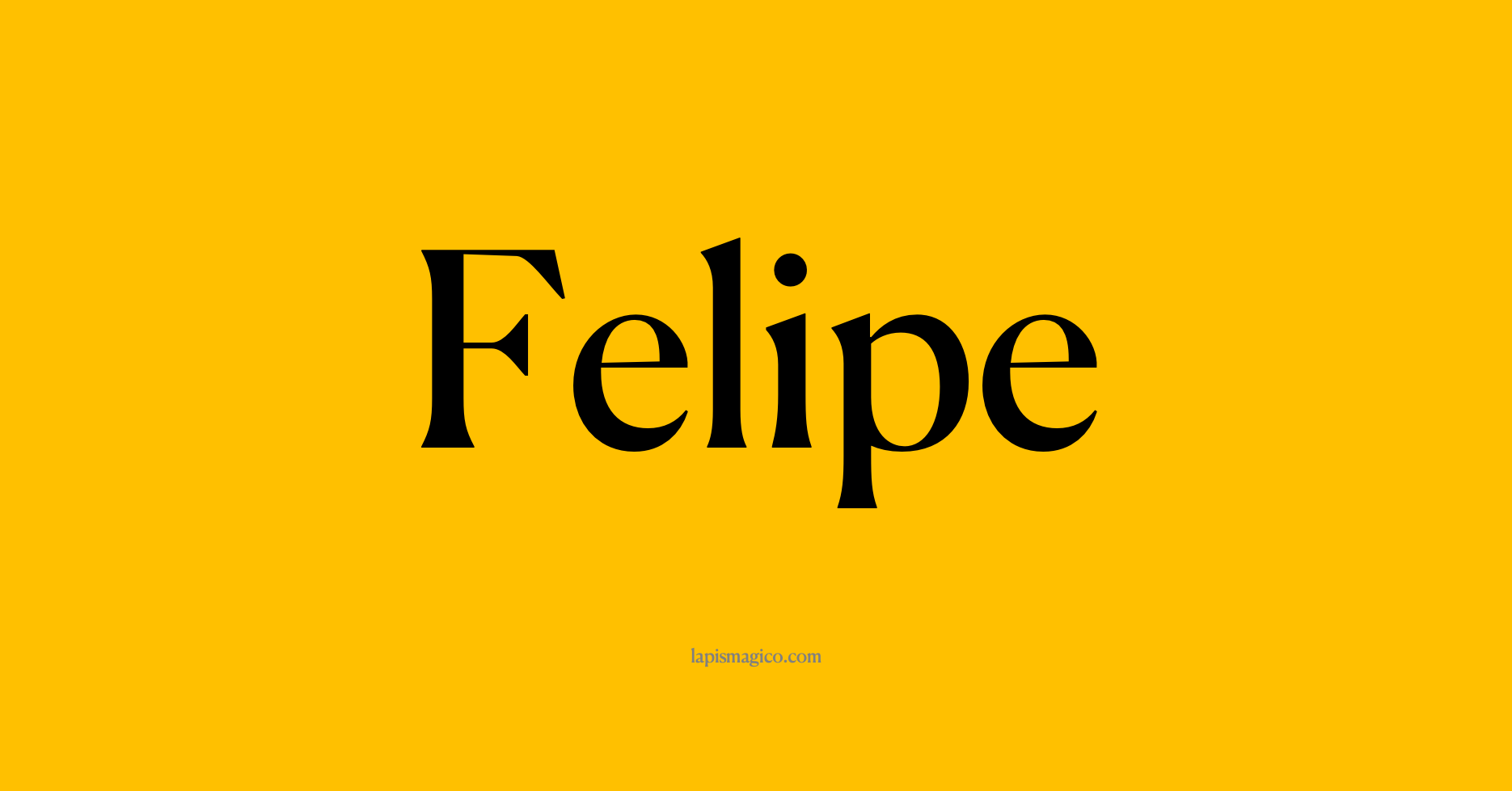 Nome Felipe